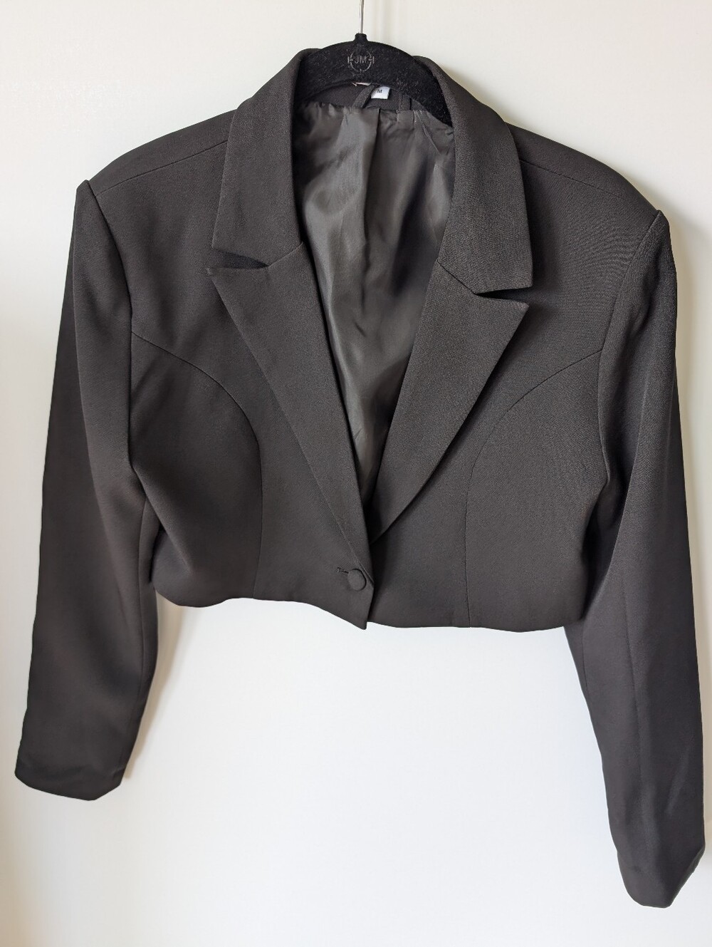 superdown (Revolve) Cropped Black Blazer Jacket